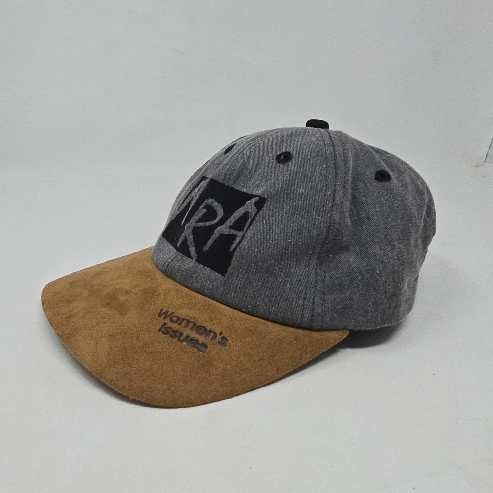 NRA Women's Issue Gray Brown Adjustable Hat Vintage K-Products